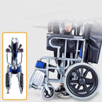 Silla de Ruedas Geriátrica Plegable 5