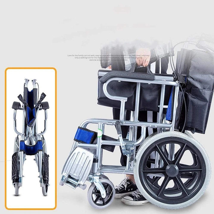 Silla de Ruedas Geriátrica Plegable 5