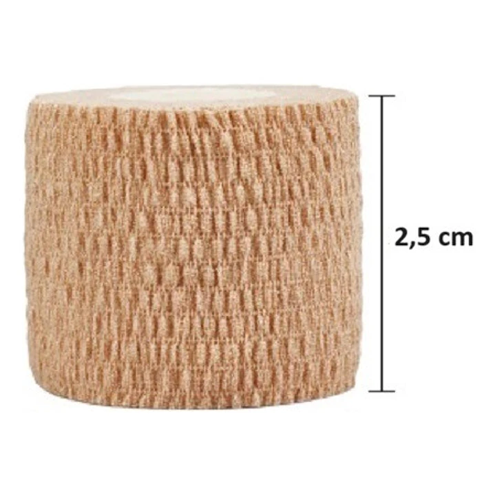 Vendas Cohesivas Elasticadas 2,5 cm Pack 3 Unidades 2