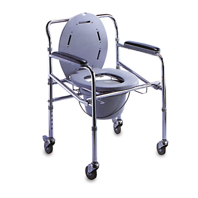 Silla Wc Plegable Con Ruedas