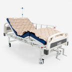 Cama Clínica Manual 2 Posiciones Pro + Colchón + Colchón Antiescaras