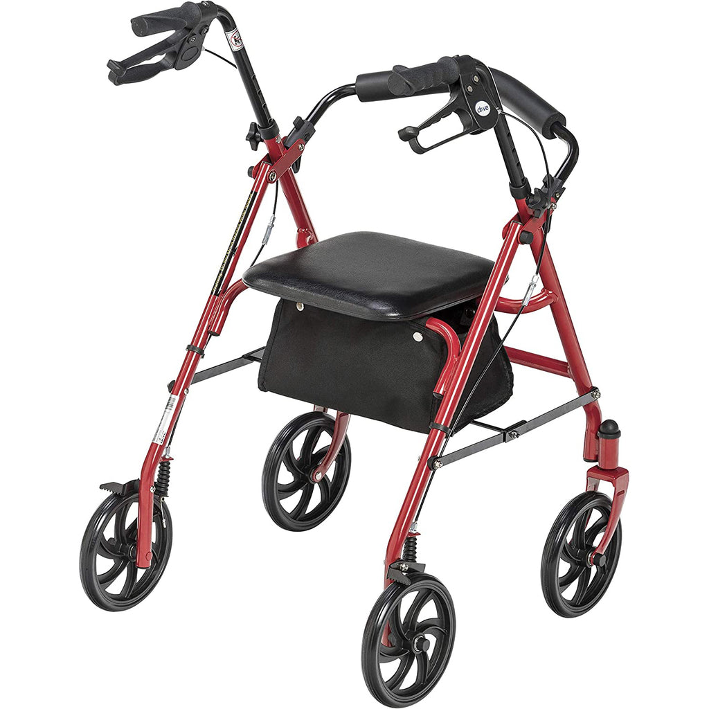 R800KD-RD - Rollator de 4 Ruedas Universal - Drive Medical