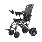 Silla de ruedas eléctrica vista lateral