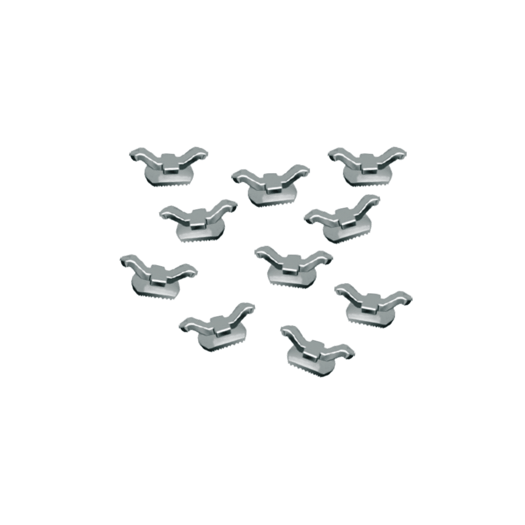 Gancho para Cementado base Rectangular (10 un.) | DTC