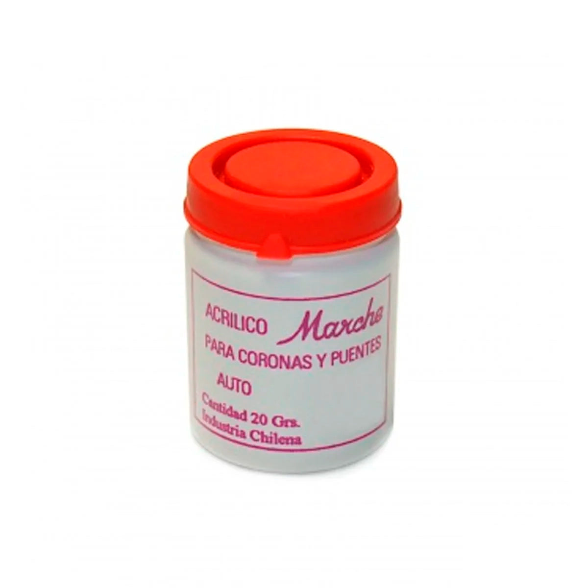ACRILICO PARA CORONAS DE AUTOCURADO MARCHE 20 GR