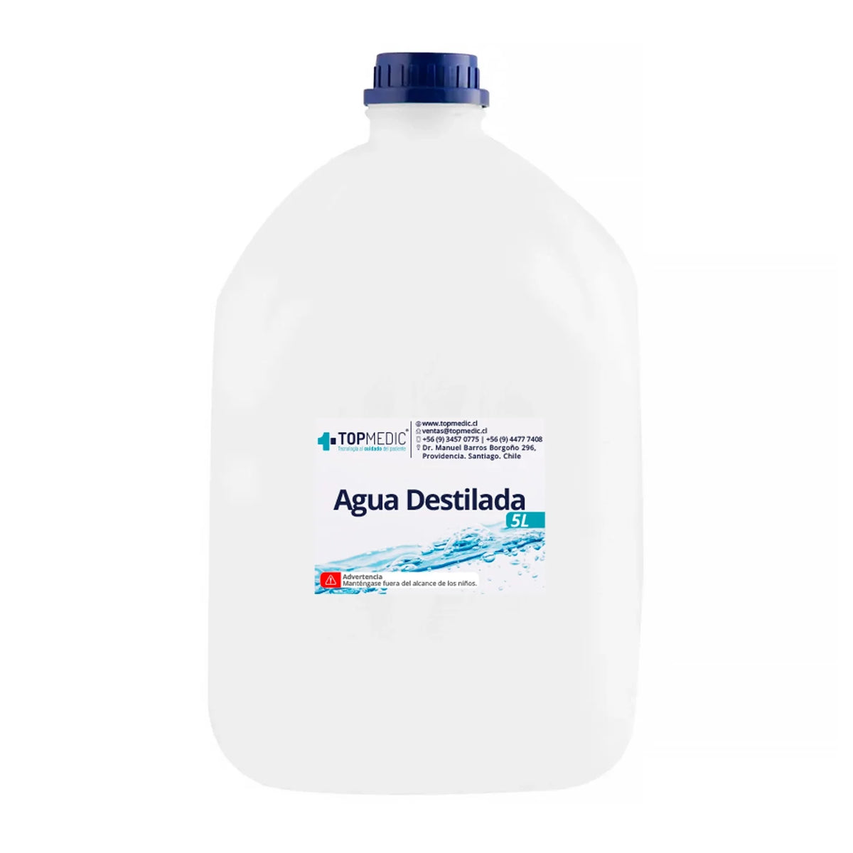 Agua Destilada y Bidestilada Cpap TOPMEDIC