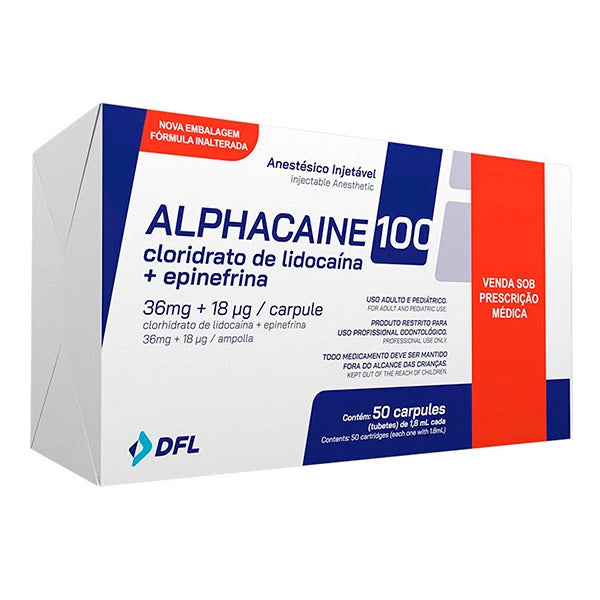 ALPHACAINE ANESTESIA AL 2%