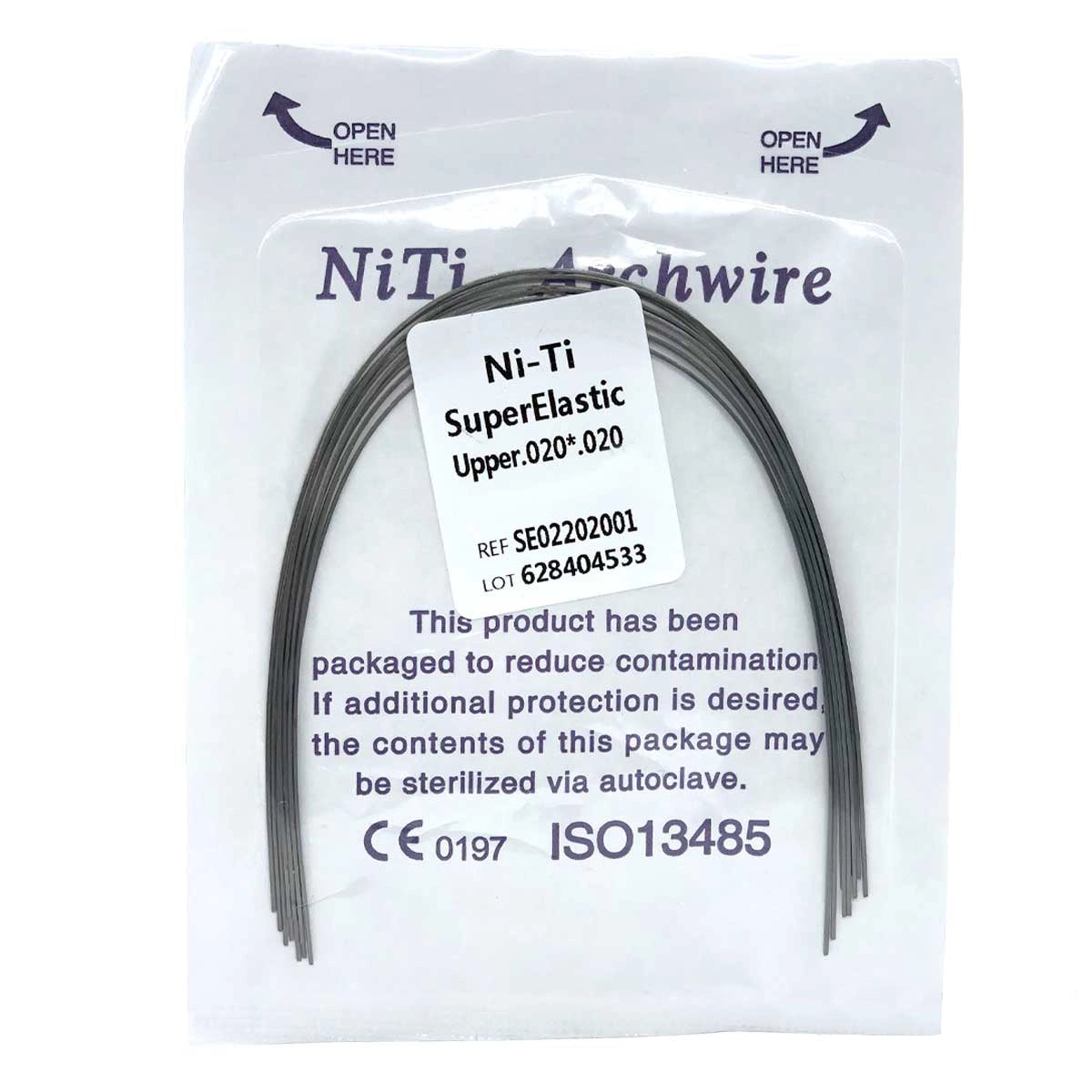 ARCO NITI RECTANGULAR 10 UNIDADES
