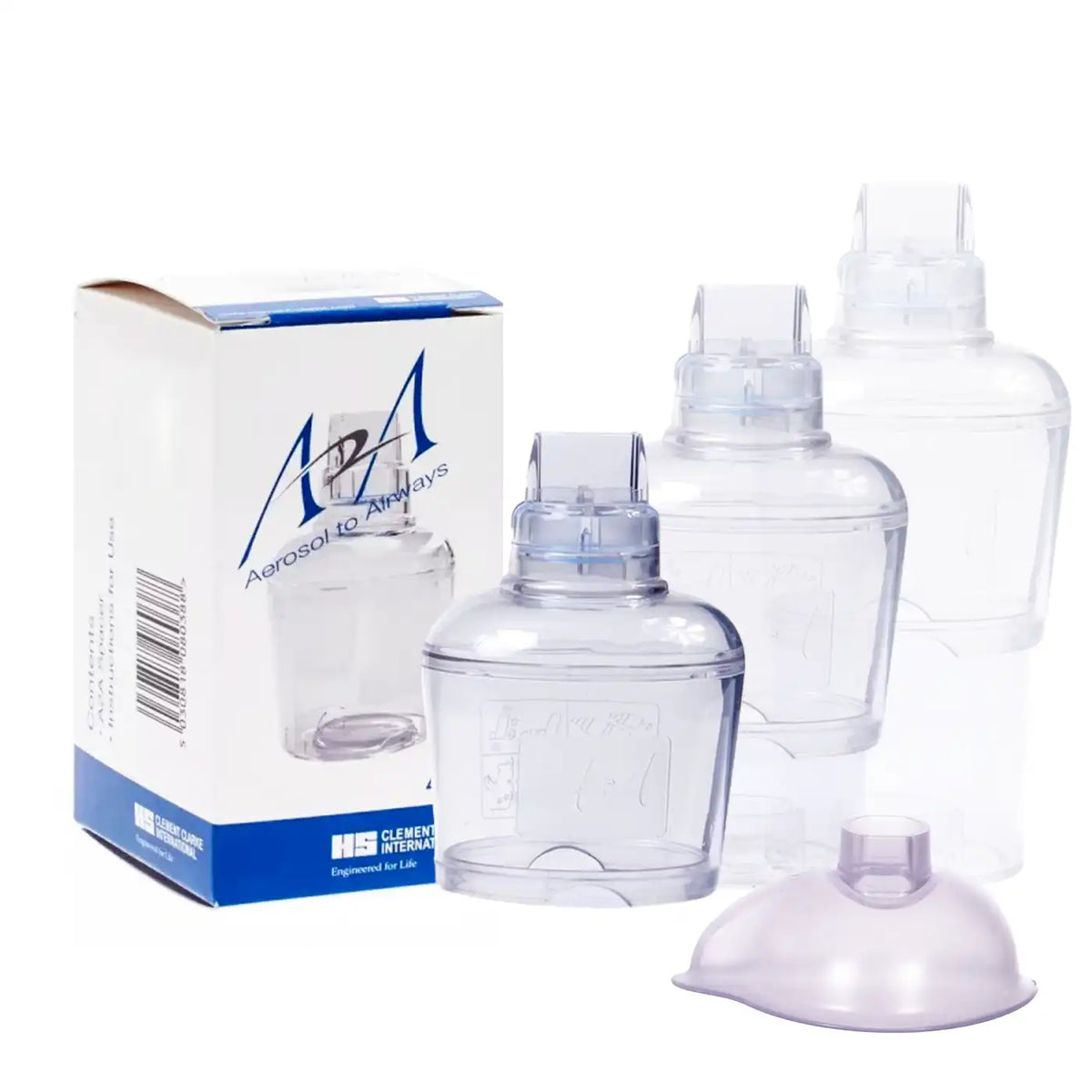 Aerocámara A2A Plegable Pediátrica con Mascara - TOPMEDIC