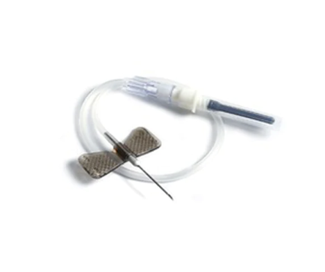 Agujas Mariposas 22G con adaptador luer