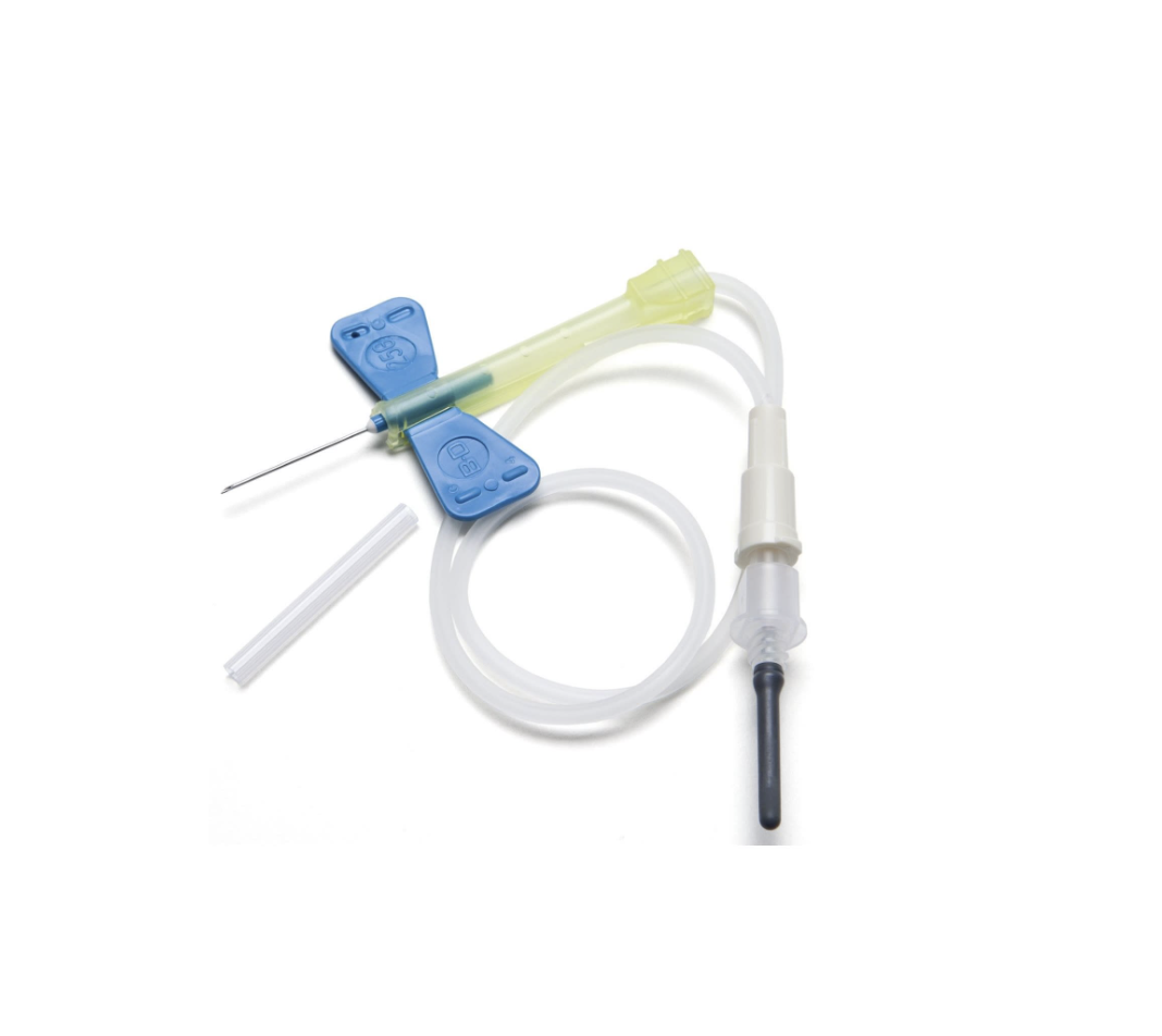 Agujas Mariposas 23G con adaptador luer