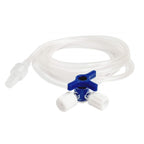 Alargador Venoso con llave de 3 pasos 100 cm /unid - tubotiquin.cl