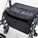 Andador 4 Ruedas Canasto Asiento y Reposapiés Pro