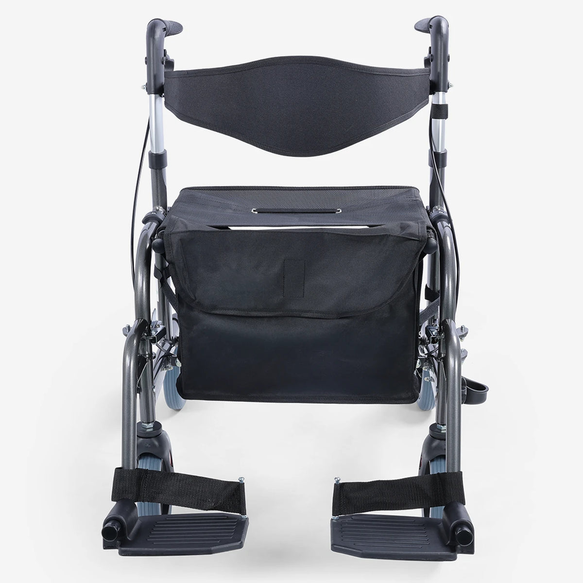 Andador 4 Ruedas Canasto Asiento y Reposapiés Pro