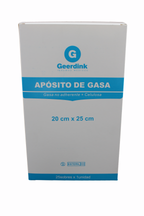 Apósito De Gasa No Tejida Estéril Geerdink 20CM x 25 CM.