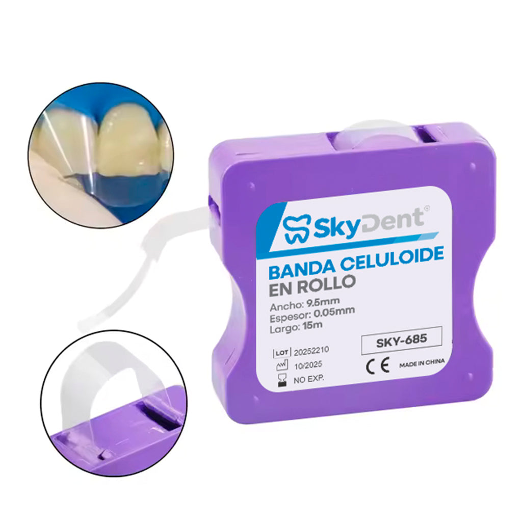 BANDA DE CELULOIDE STRIPROLL SKYDENT