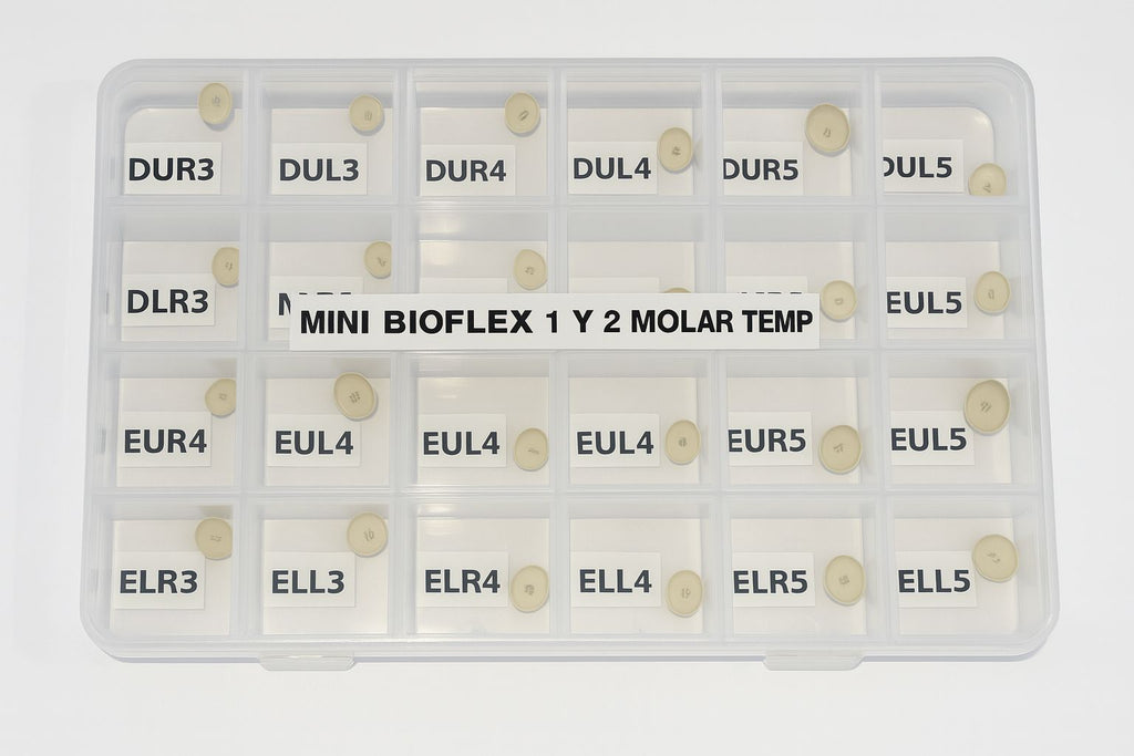 KIT Mini - Coronas BIOFLEX Nusmile - Primer y Segundo Molares Temporales