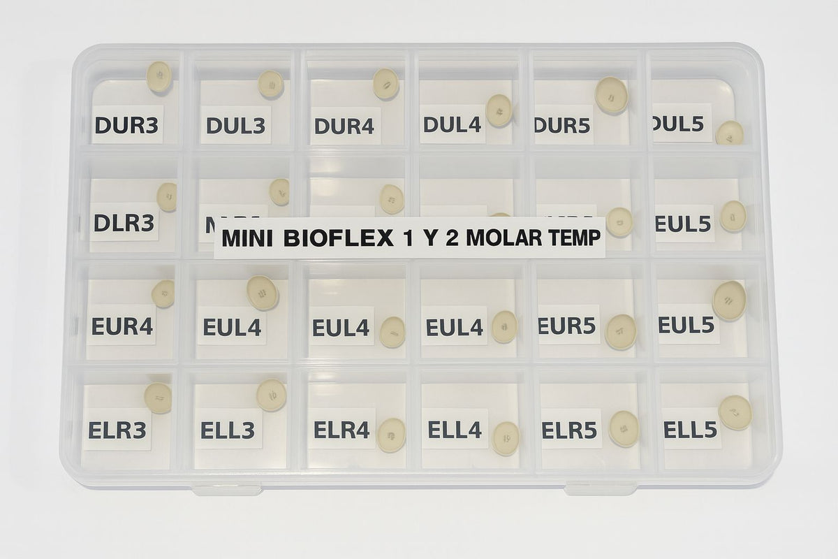 KIT Mini - Coronas BIOFLEX Nusmile - Primer y Segundo Molares Temporales
