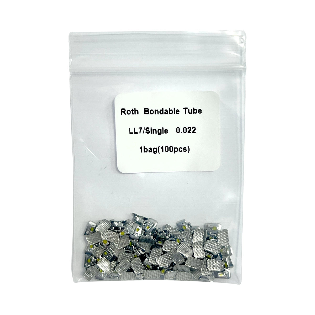 TUBOS ROTH PARA MOLAR BOLSA DE 100 UNIDADES