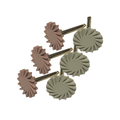 Set Ruedas de Pulido Diamantadas Medium - Fine 6 pcs. | Polishing SP