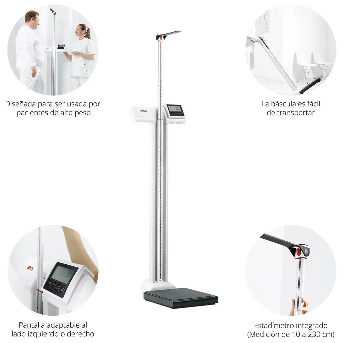 Balanza Seca 777 con Tallímetro Digital - TOPMEDIC