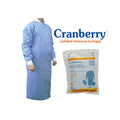 Bata Desechable Con Puño Polipropileno 10 Uds. - CRANBERRY