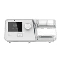 Dispositivo BiPAP G3 B30VT con pantalla LCD y humidificador integrado.