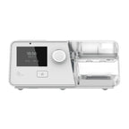 Dispositivo BiPAP G3 B30VT con pantalla LCD y humidificador integrado.