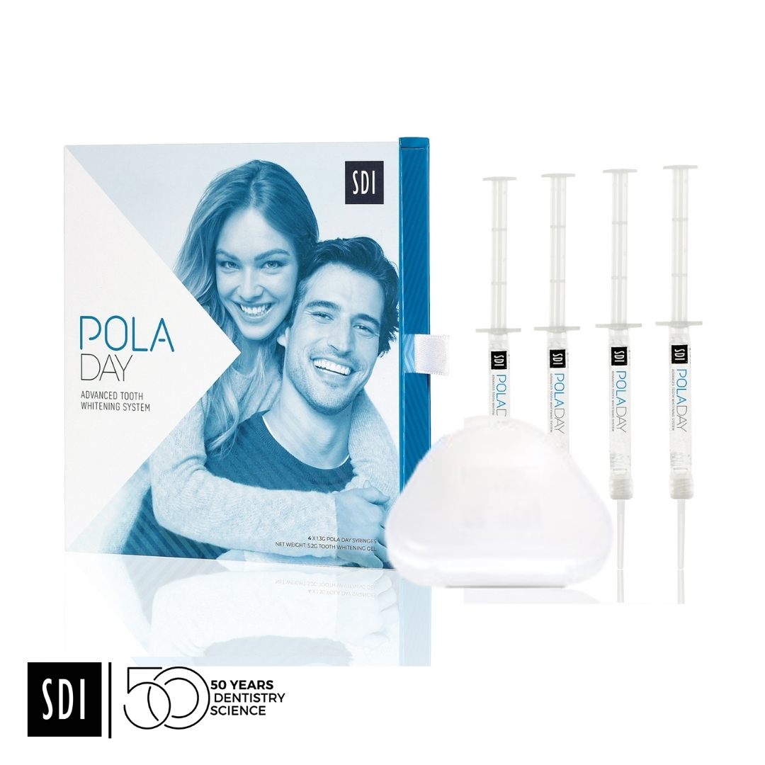 SDI Pola Day – Blanqueamiento Dental Peróxido de Hidrogeno 7,5% Kit 1 Paciente.