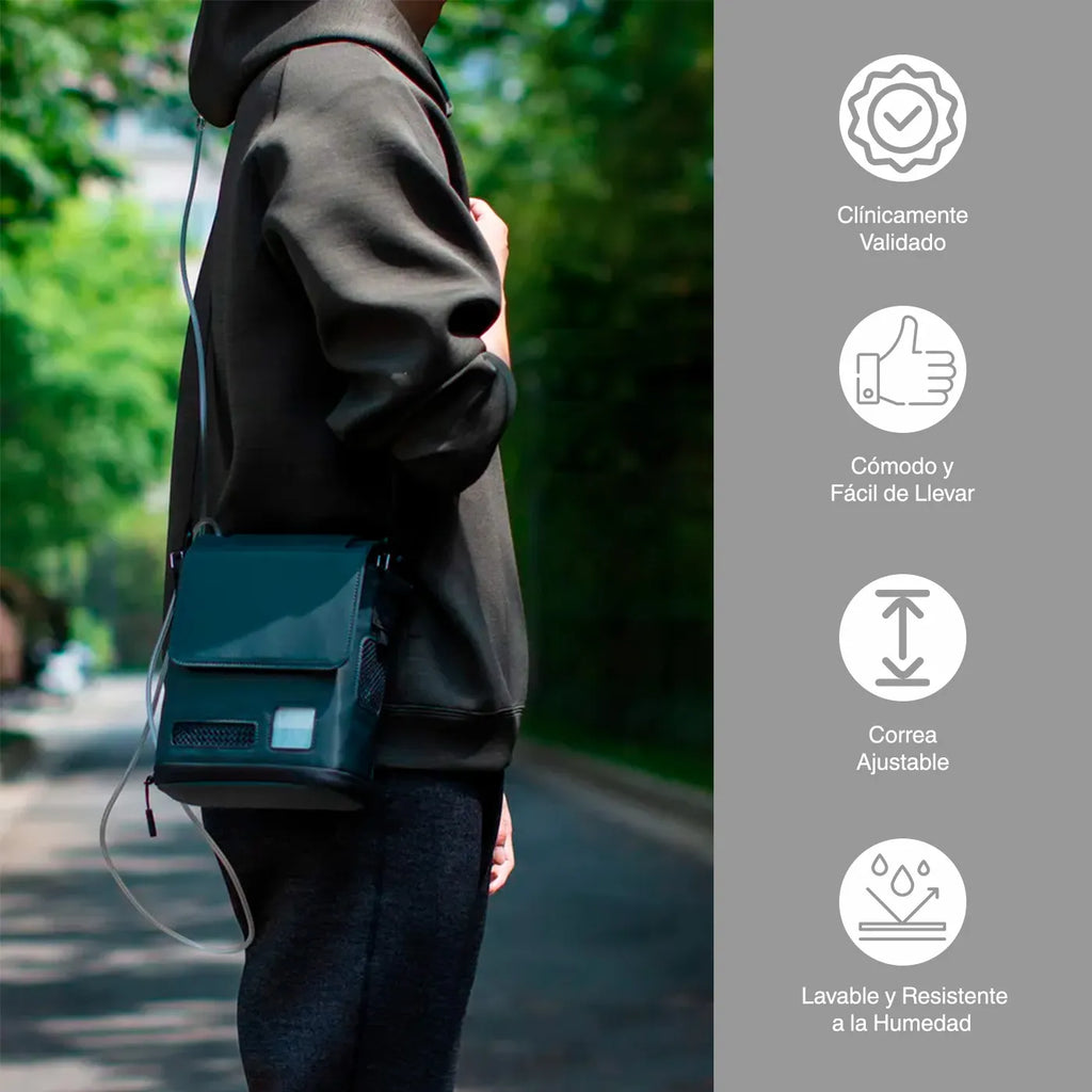 Bolso Transporte Oxígeno Portátil Longfian JAY-1000P - TOPMEDIC