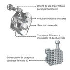 Kit Brackets Metálico ROTH 0.022 (Hook 3)
