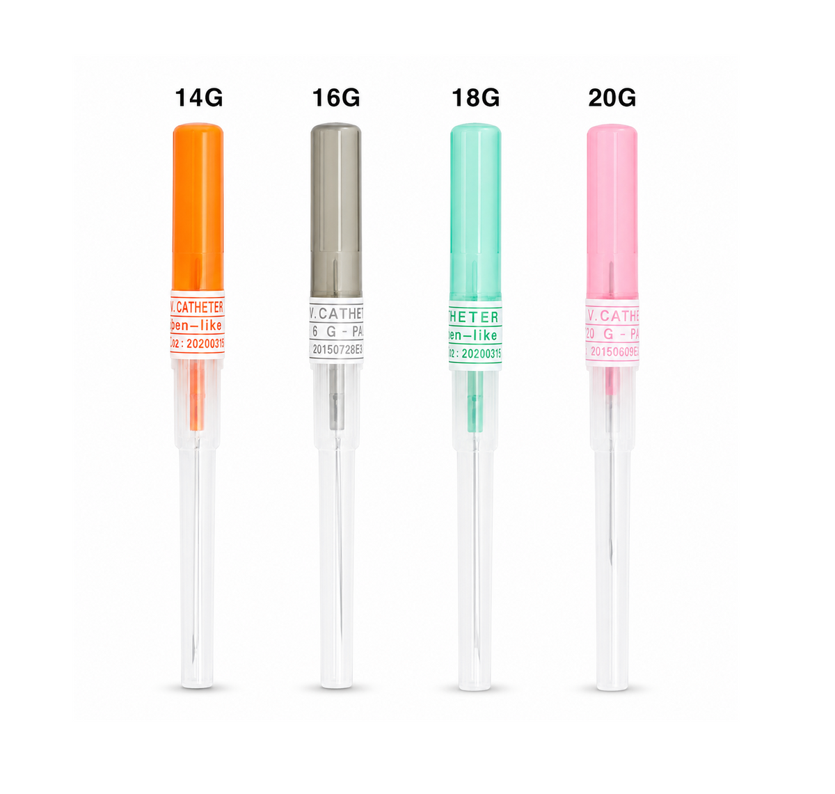 Bránulas_Catéter intravenoso tipo lápiz Leitner Medical 14G al 24G caja x 100 unid_2