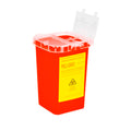 CAJA PARA DESECHOS PLASTICA ROJA 1 LITRO