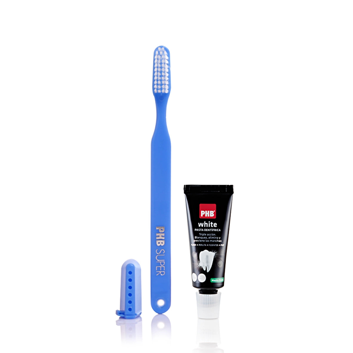 PACK CEPILLO PHB SUPER 8 + PASTA PHB WHITE 15ML