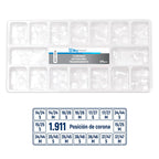 CORONAS DE CELULOIDE TRANSPARENTES PARA ANTERIORES SKYDENT