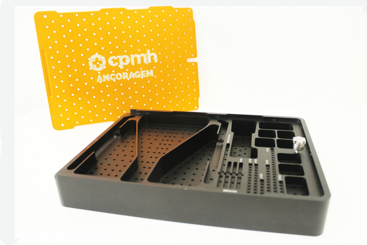 Caja esterilizacvion para mini placas