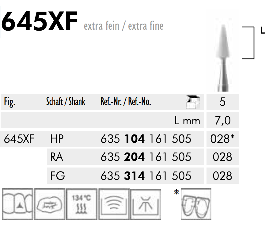 FG 645 XF
