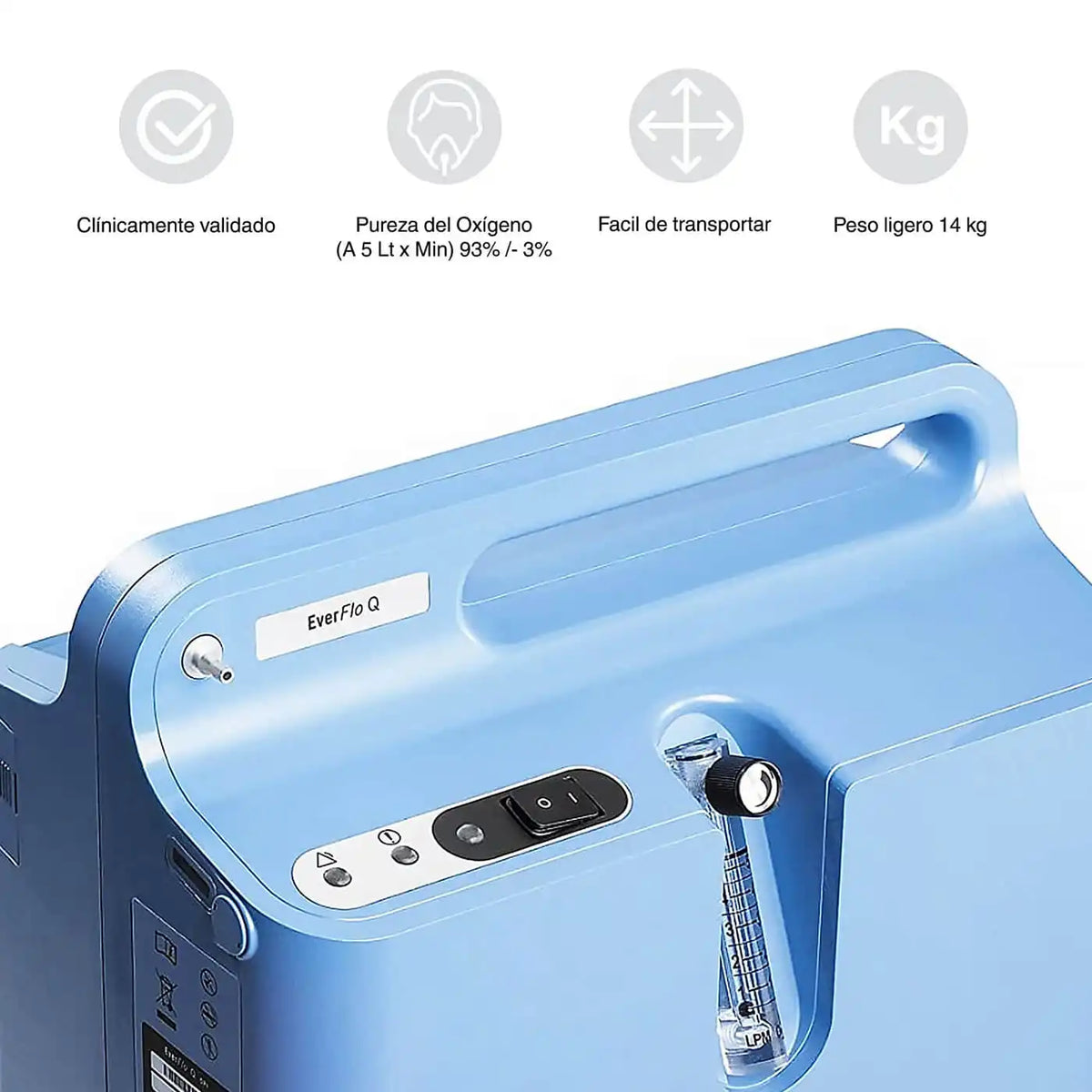 Concentrador de Oxígeno EverFlo Philips Respironics - TOPMEDIC
