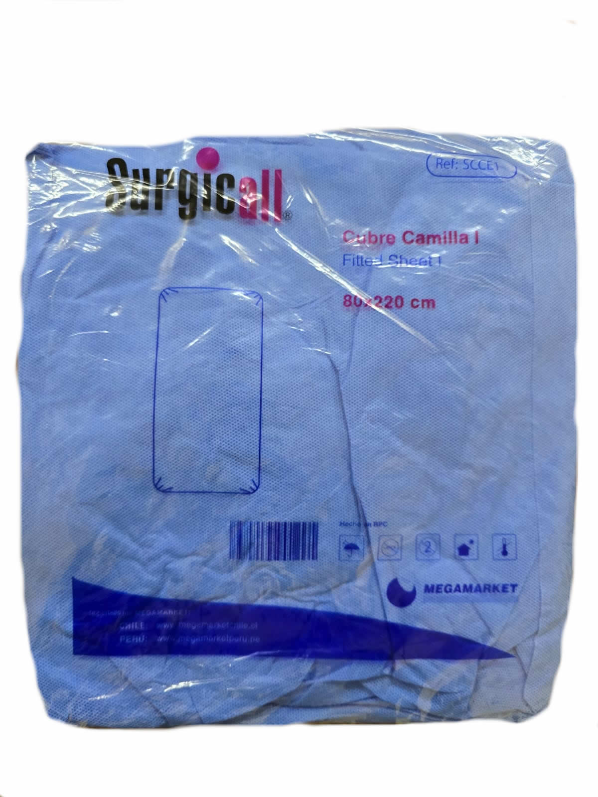 Cubre Camilla Elasticada 80x220 - Unidad