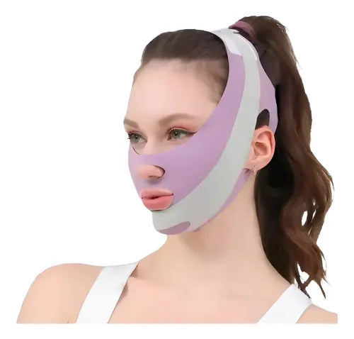 Mentonera Faja Facial Premium Doble Tela Comodidad Completa