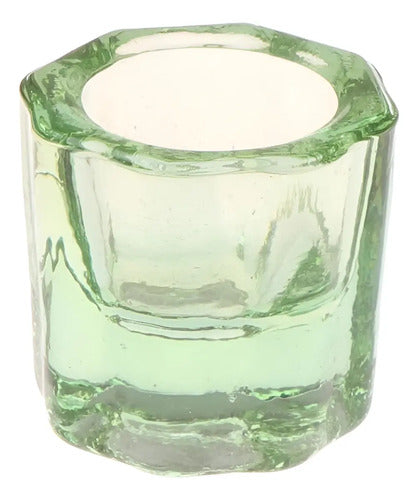 Pack De 2 Mini Vasos O Dappen De Cristal Dental / Manicure