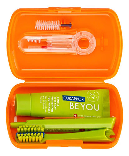 Set Dental Viaje Curaprox Ortodoncia Calidad Suiza Colores