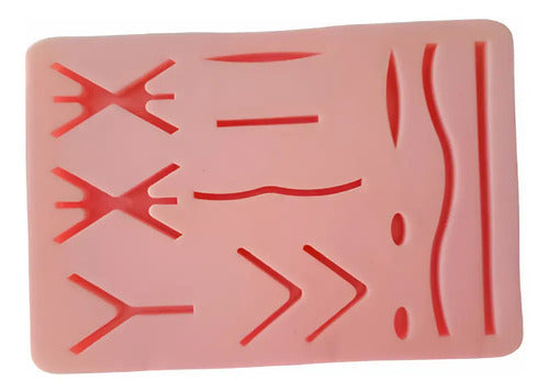 Almohadilla Práctica Sutura Medicina 18x12cm + Grande Caja
