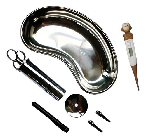 Kit Completo Lavado Oído Pacard + Linterna + Termómetro Niño