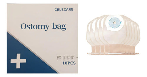 10x Bolsa Colostomía Drenable Con Filtro Anti Olor Y Gases