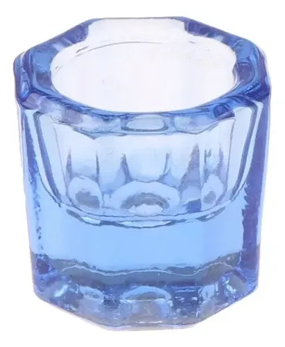 Pack De 2 Mini Vasos O Dappen De Cristal Dental / Manicure