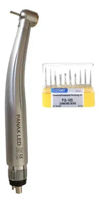 Turbina Dental Led Midwest + 10 Fresas Regalo Santiago