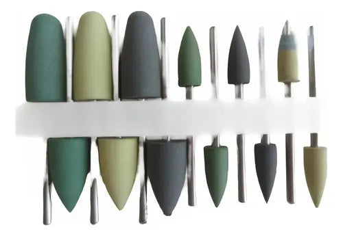 Set Gomas De Pulido Dental Baja Velocidad 12u Santiago