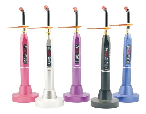 Lámpara Fotocurado Halógena Dental Cromada 2000 Mws Santiago