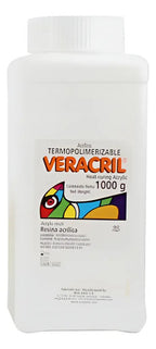 Acrílico Veracril Termocurado Transparente 1 Kg. Premium